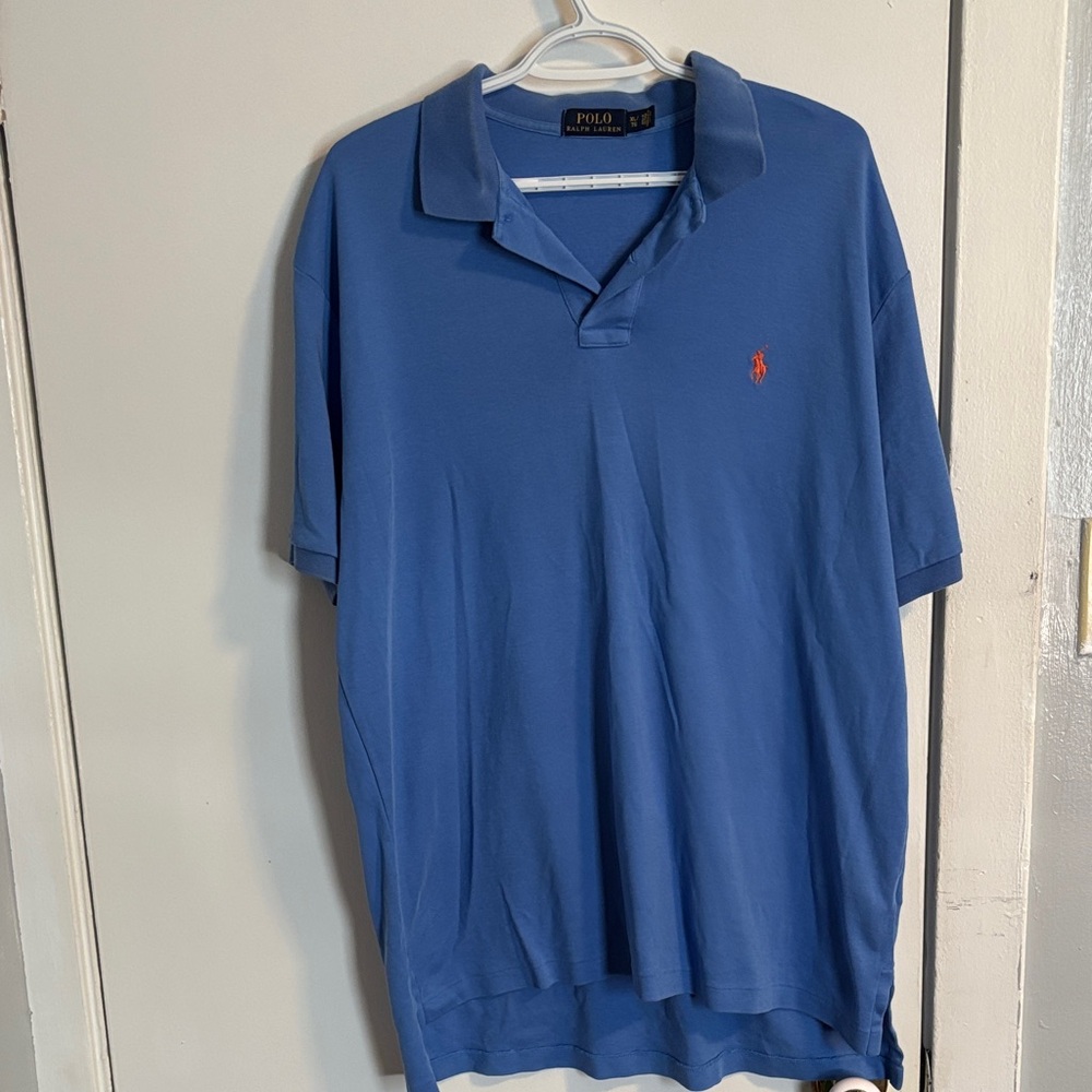 Polo by Ralph Lauren Men's Classic Blue Polo Shirt